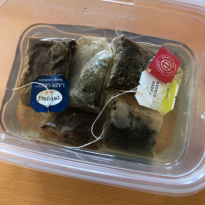 Image of soaking tea bags