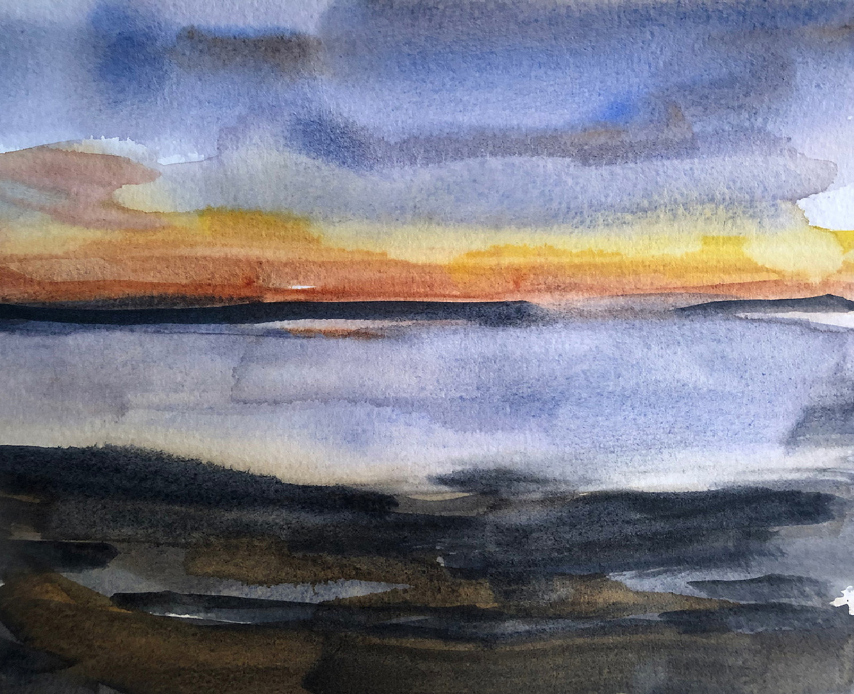 Image of Maine Morning Sketch.