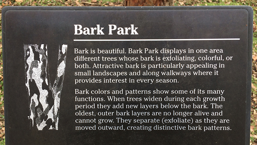 Image of Bark Park sign