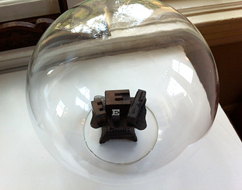 Glass Ball with type
