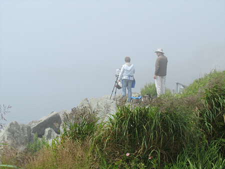 Plein Air in the mist