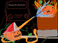 10.21: Pumpkins shouldn't play with matches!