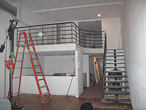 view of Emmott studio