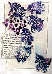 Martha's Vineyard:  rubber stamps, pen and ink, gesso