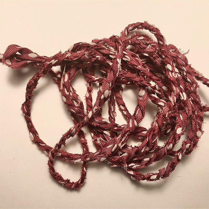 Image of cordage from silk tie